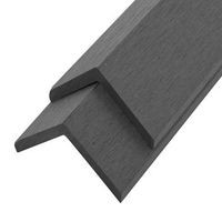 molduras angulares 5 uds wpc gris 170 cm vidaxl