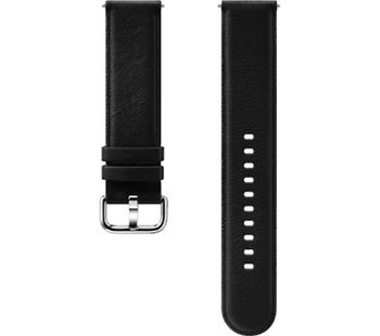 SAMSUNG Galaxy Watch Active2 Leather Band - Black, Black