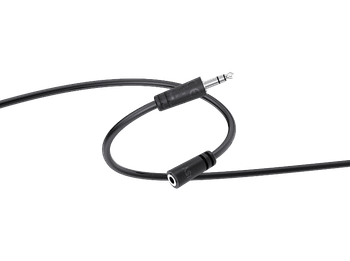 Cable audio - ISY IAU-1022, 1.5m, 3.5 mm jack out, Negro