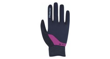 Roeckl mori k237 guantes negro violeta 6