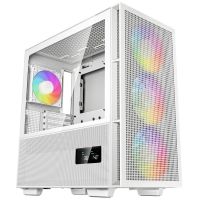 deepcool ch560 digital argb mid tower cristal templado usb 32 blanca