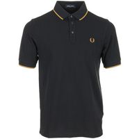 fred perry polo collar stand polo shirt para hombre