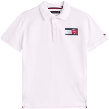 Tommy Hilfiger Polo Script Flag para niña