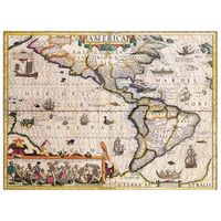 legendarte - cuadro lienzo impresion digital - mapa antiguo no 30 - decoracion pared cm 80x100