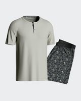 pijama corto de punto de hombre en algodon lyocell
