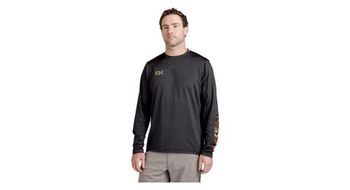 Maillot dakine syncline de manga larga negro