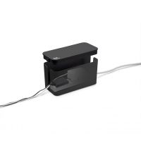 bluelounge cablebox mini caja recogecables ignifuga negra