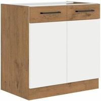 mueble para fregadero blanco 80 cm 80 x 52 x 82 cm