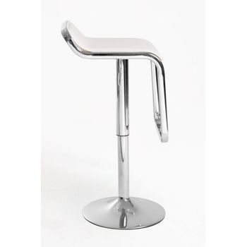 Pack 4 Taburetes Itri De Polipiel 85*39*39 Cm - Blanco