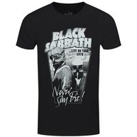 black sabbath camiseta manga larga never say die para mujer