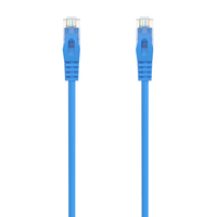 aisens cable de red latiguillo rj45 lszh cat 6a 500 mhz utp awg24 azul 30cm