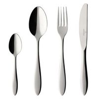 villeroy-boch juego de cubiertos de acero inoxidable de 24 piezas - 12-6373-9037