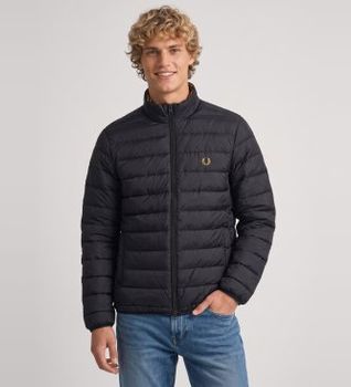Fred Perry para hombre. J4564 Abrigo acolchado marino (M), Casual, Nylon