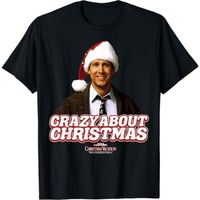 national lampoons christmas va camiseta crazy about christmas para hombre