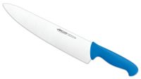 cuchillo cocinero de acero inoxidable nitrum de 300 mm mango azul