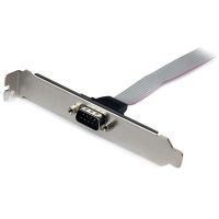 adaptador serie startech plate9m16 cabezal idc10 a db9 rs232 406 cm gris