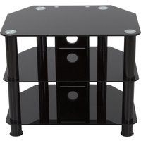 avf sdc600cmbb 600 mm tv stand - black black