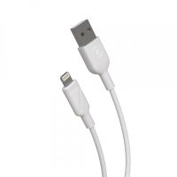 muvit for change cable usb a lightning mfi 24a 20cm blanco