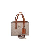 bolso con asas para mujer michele b63063 color taupe uni