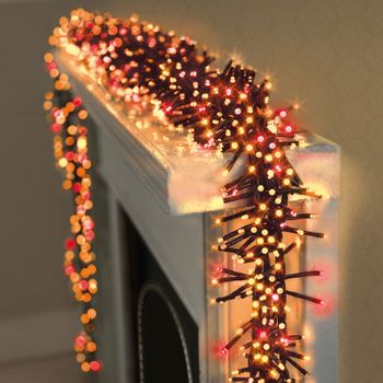 3000 LED Cluster Brights 37.5M in Vintage Gold & Red