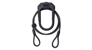 Candado en u hiplok dx plus   2 m de cable negro