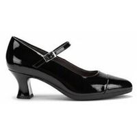pitillos zapatos de tacon mercedes negro para mujer