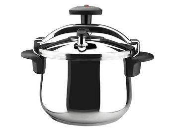 Olla express - Magefesa Star Bombeada, Capacidad 10 l, Acero Inoxidable, Inox