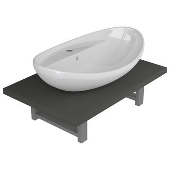 Conjunto De 2 Uds Muebles De Baño | Armario De Baño Cerámica Roble