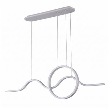 Colgante year blanco 177w 3000-4000-6000k 15756lm c/luz ambiente remoto y reg.intensidad regx120x15cm