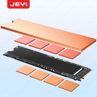 disipador de calor jeyi copper m2 con almohadillas nano termicas radiador de disco de estado solido nvme ngff pure copper ssd para ordenador portatil y de escritorio