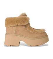 ugg para mujer 1171532 botines de piel esmee beige 40 5 a 8cm cordones casual