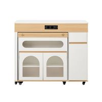 isla de cocina con ruedas y mesa de comedor extensible 505r1875 cm enchufes