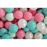 meowbaby juego de bolas de plastico 300 piezas mentarosa claroturquesaperla