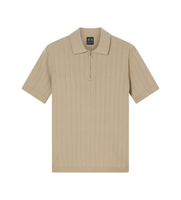 ax armani exchange para hombre xm002438af22249u6229 polo knit winter twig beige xl casual algodon manga corta