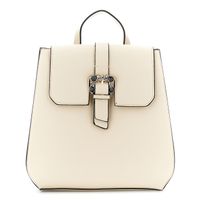 mochila con solapa y hebilla joya sand