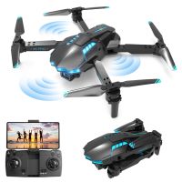 xkrc x6 pro wifi fpv wifi fpv con camara dual hd 360 evitacion de obstaculos por flujo optico posicionamiento led drone