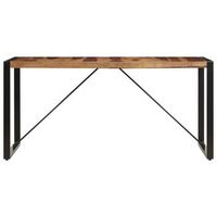 mesa de comedor  mesa de cocina 140x70x75 cm madera maciza de acacia