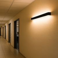 led atomant aplique de pared led exterior e interior diseno moderno y resistente uso en horizontal o vertical