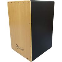 qbano 7m44m - cajon flamenco color madera