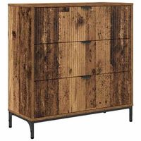 aparador madera vieja 795 x 33 x 82 cm madera de ingenieria vidaxl