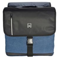 bolso doble de ejecutivo negro y azul 46 l willex