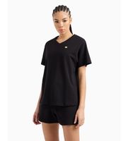 ea7 para mujer 7w000029af10373 camiseta core lady negro l casual algodon manga corta