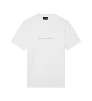 Emporio Armani para hombre. EM004583_AF13669 Camiseta Pima blanco (XXL), Casual, Algodón, Manga corta