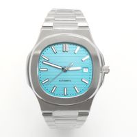 relojes mecanicos automaticos clasicos de lujo parnsrpe estilo 5711 de 40mm para hombre miyota 8215 movt reloj de acero relogio masculinos