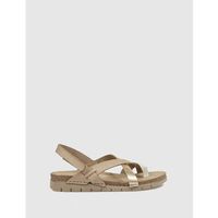 walk  fly sandalias sandalia de dedo 8580 51000 platino para mujer