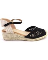 de mandarina 921 alpargatas de mujer negro