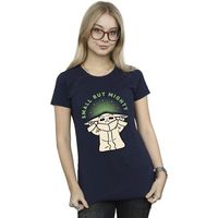 disney camiseta the mandalorian small but mighty para mujer