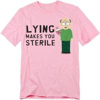 south park camiseta lying makes you sterile para mujer