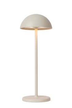 Lámpara de mesa de aluminio con 1 led integrado, blanco