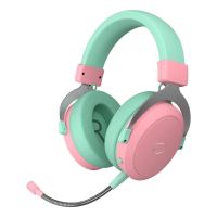 auriculares cooler master ch351 inalambricos y con cable 24 ghz bluetooth y jack 35 mm gaming microfono desmontable sonido envolvente colores negro verde y rosa